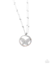 Load image into Gallery viewer, Festive Flight - Multi Iridescent Necklace