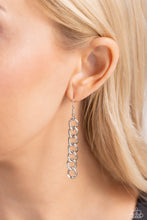 Load image into Gallery viewer, ALTERNATING AUDACITY - RED GEM SILVER CHUNKY CHAIN SHORT NECKLACE - PAPARAZZI