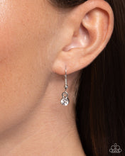 Load image into Gallery viewer, Greater Love - White Heart John Affirmation Silver Short Necklace