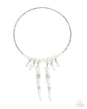 Load image into Gallery viewer, Darling Decade - White Pearl Rhinestone Silver Collar Necklace - 2025 EMP Exclusive Week 2