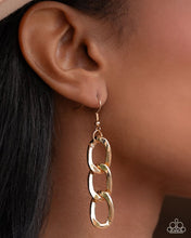 Load image into Gallery viewer, Peak of Pizzazz - Gold Chunky Gem Short Necklace - 2025 EMP Exclusive Week 2