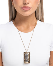 Load image into Gallery viewer, Bountifully Blessed - Gold Affirmation Pendant Short Necklace