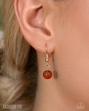 Load image into Gallery viewer, Sleek Shift - Gold Chain Brown Acrylic Bead Short Necklace - Paparazzi - Fashion Fix September 2025