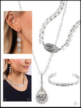 Load image into Gallery viewer, God's Girl - 3pc Set - White - Emily B. Empire Diamond Design 2023