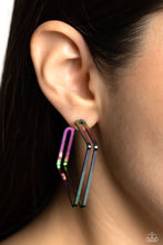 Load image into Gallery viewer, Take SQUARE - Multi Oil Spill Earrings Regular price$5.00