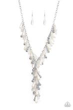 Load image into Gallery viewer, Dripping in DIVA-ttitude - White Necklace - Barbara Towles Masterson's Store