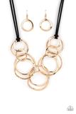 Load image into Gallery viewer, Spiraling Out Of COUTURE - Gold Necklace - 2021 Convention Collection - Barbara Towles Masterson's Store