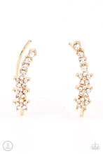 Load image into Gallery viewer, Flowery Finale - Gold Paparazzi Ear Crawler Earrings