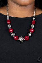 Load image into Gallery viewer, Girl Meets Garden - Red Necklace Paparazzi
