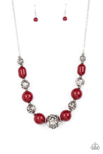 Load image into Gallery viewer, Girl Meets Garden - Red Necklace Paparazzi