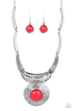 Load image into Gallery viewer, EMPRESS-ive Resume - Red Paparazzi Necklace