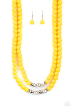 Load image into Gallery viewer, Summer Splash - Yellow Paparazzi Necklace