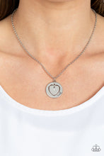 Load image into Gallery viewer, Heart Full of Faith - White Paparazzi Necklace