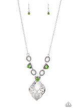 Load image into Gallery viewer, Contemporary Connections - Green Necklace Paparazzi