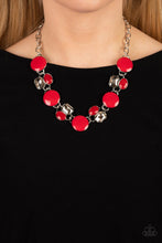 Load image into Gallery viewer, Dreaming in MULTICOLOR - Red Necklace Paparazzi