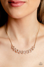 Load image into Gallery viewer, Sparkly Suitor - Gold Paparazzi Necklace