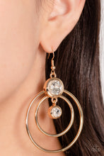 Load image into Gallery viewer, Dapperly Deluxe - Gold Paparazzi Earrings