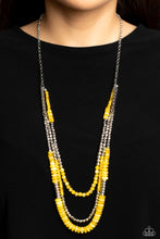 Load image into Gallery viewer, Newly Neverland - Yellow Paparazzi Necklace