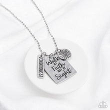 Load image into Gallery viewer, Sunshine Sight - Silver Paparazzi Necklace