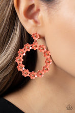 Load image into Gallery viewer, Daisy Meadows - Orange Paparazzi Earrings