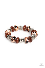 Load image into Gallery viewer, Warped Wayfarer - Brown Paparazzi Bracelet
