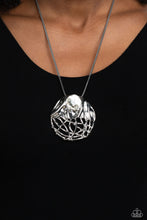Load image into Gallery viewer, Lush Lattice - White Paparazzi Necklace