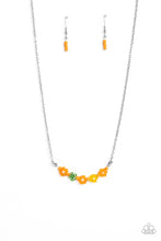 Load image into Gallery viewer, BOUQUET We Go - Orange Paparazzi Necklace