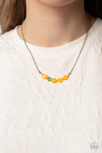 Load image into Gallery viewer, BOUQUET We Go - Orange Paparazzi Necklace