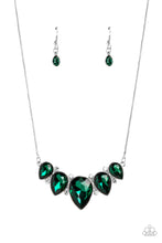 Load image into Gallery viewer, Regally Refined - Green Paparazzi Necklace