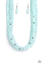 Load image into Gallery viewer, Layered Lass - Blue Paparazzi Necklace