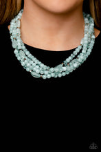 Load image into Gallery viewer, Layered Lass - Blue Paparazzi Necklace