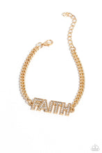 Load image into Gallery viewer, Faithful Finish - Gold Inspirational Bracelet Regular price $5.00
