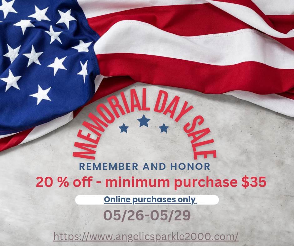 Memorial Day Sale!!! May 26-29, 2023
