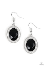 Load image into Gallery viewer, PAPARAZZI VINTAGE VAULT &quot;ONLY FAME IN TOWN&quot; BLACK EARRINGS

