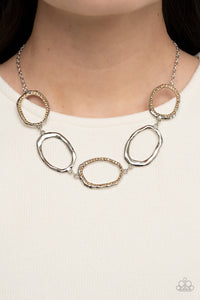 Gritty Go-Getter Brown Necklace