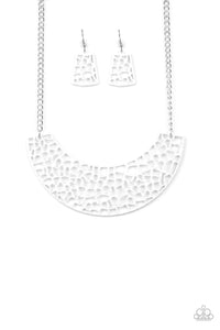 Powerful Prowl - White Necklace