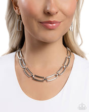 Load image into Gallery viewer, Technical Texture - Silver Necklace

