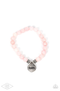 "FAITH IT, TILL YOU MAKE IT" PINK BRACELET