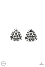 Load image into Gallery viewer, &quot;REBEL RAPTURE&quot; BLACK CLIP ON EARRINGS
