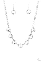 Load image into Gallery viewer, Star Quality Sparkle - White Rhinestone Silver Necklace
