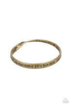 Load image into Gallery viewer, Perfect Present - Brass Paparazzi Bracelet
