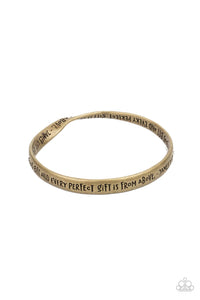 Perfect Present - Brass Paparazzi Bracelet