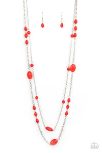 Day Trip Delights - Red Necklace