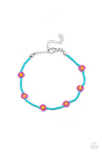 "CAMP FLOWER POWER" PURPLE BRACELET