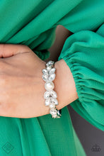 Load image into Gallery viewer, &quot;REGAL REMINISCENCE&quot; FASHION FIX WHITE BRACELET Fiercely 5th Avenue July 2021
