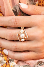 Load image into Gallery viewer, Posh Progression - Gold Paparazzi Ring
