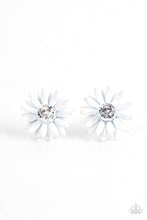 Load image into Gallery viewer, Sunshiny DAIS-y - White Earrings Paparazzi
