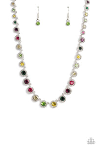 Kaleidoscope Charm - Multi Necklace - Paparazzi