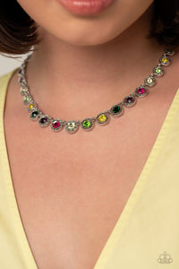 Kaleidoscope Charm - Multi Necklace - Paparazzi