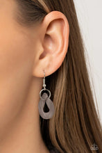 Load image into Gallery viewer, CURB YOUR ENTHUSIASM - SILVER ACRYLIC LINK NECKLACE - PAPARAZZI
